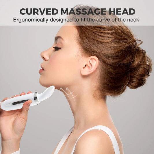 Colour light beauty neck instrument red and blue light lifting and firming facial beauty instrument face massager