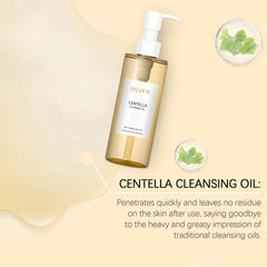 100ml Eelhoe Centella Lightweight Cleansing Oil Gentle Quick Removal Eye Lip Skin Barrier Moisture Lock Non Dry Fast Rinse Care