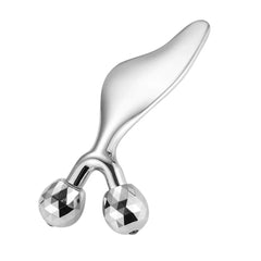 Dolphin Dual Ball Scraper Face Lifting Manual Tool Facial Roller Eye Care Stainless Steel Skin Care Tool Gadgets