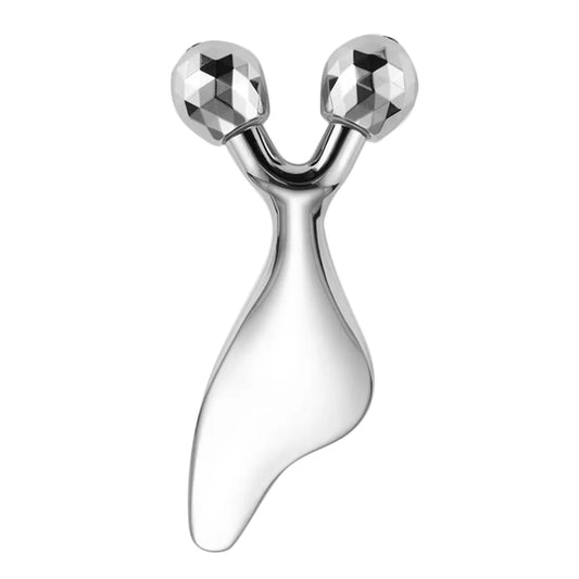 Dolphin Dual Ball Scraper Face Lifting Manual Tool Facial Roller Eye Care Stainless Steel Skin Care Tool Gadgets