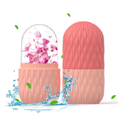 1/3pcs Ice Face Roller Facial Skincare Ice Roller Stainless Steel Facial Roller Gua Sha Tool Reusable Silicone Ice Facial Roller